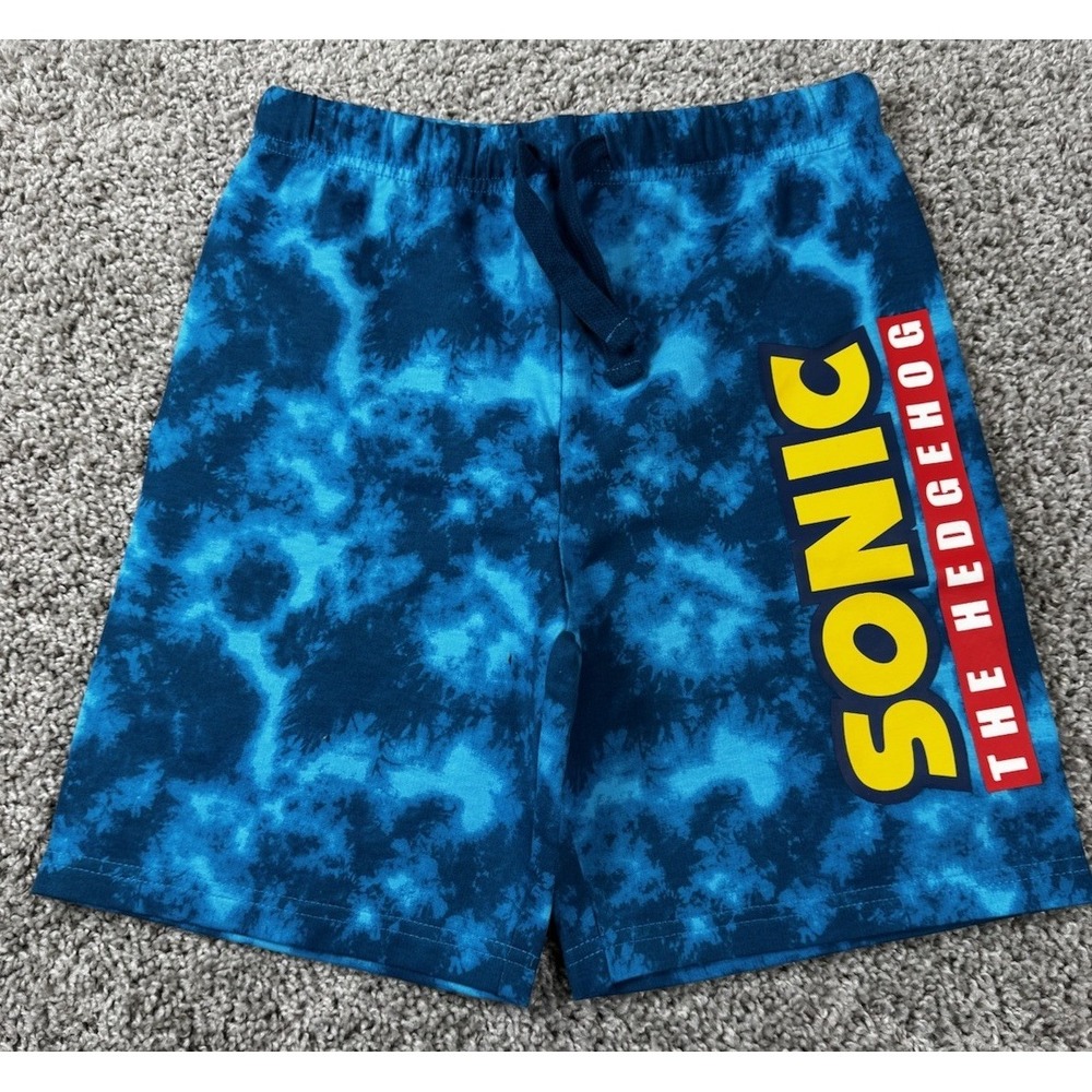 NEW Sonic The Hedgehog Sega Boys Sweat Shorts Casual Medium 8‎